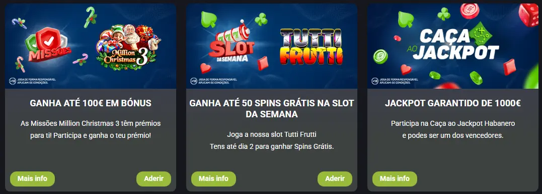 Oferta de cashback para apostas perdidas